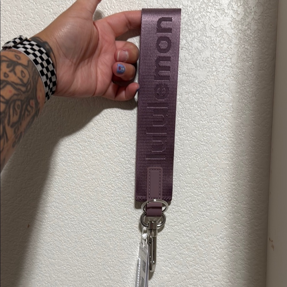LIMITED EDITION! lululemon lavender lux/ goodnight plum Keychain Strap